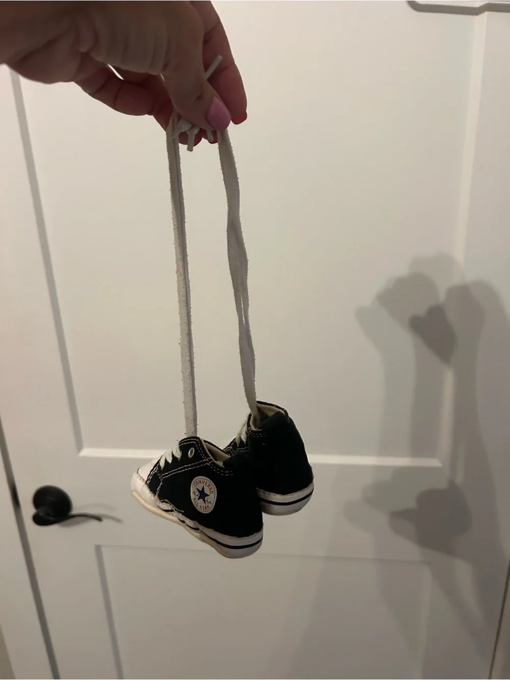 Converse Black & White Canvas Baby Walker Shoes